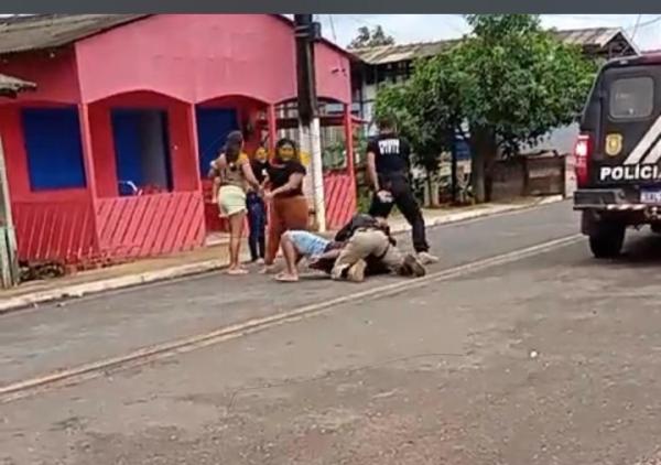 Três membros da mesma família são presos em flagrante por desacato e agressão a policiais em Vitória do Jari