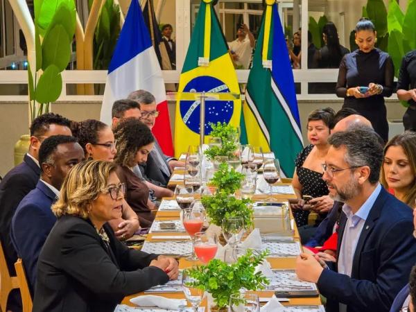 Relação transfronteiriça é tema de encontro entre governador do Amapá e senadora da Guiana Francesa