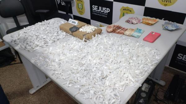 Polícia Civil apreende adolescente e grande quantidade de drogas em Santana