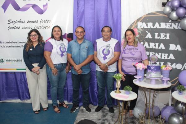 Comarca de Tartarugalzinho adere à Campanha Agosto Lilás de combate à violência contra mulher